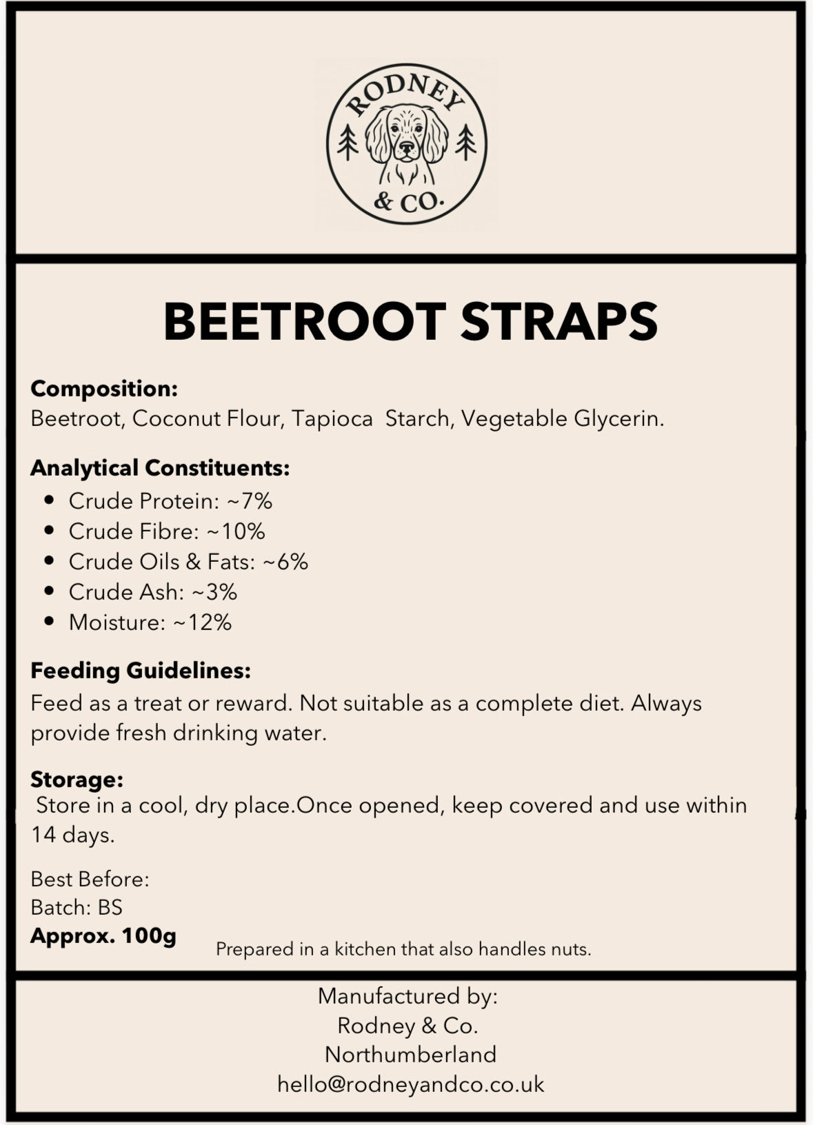 BEETROOT STRAPS