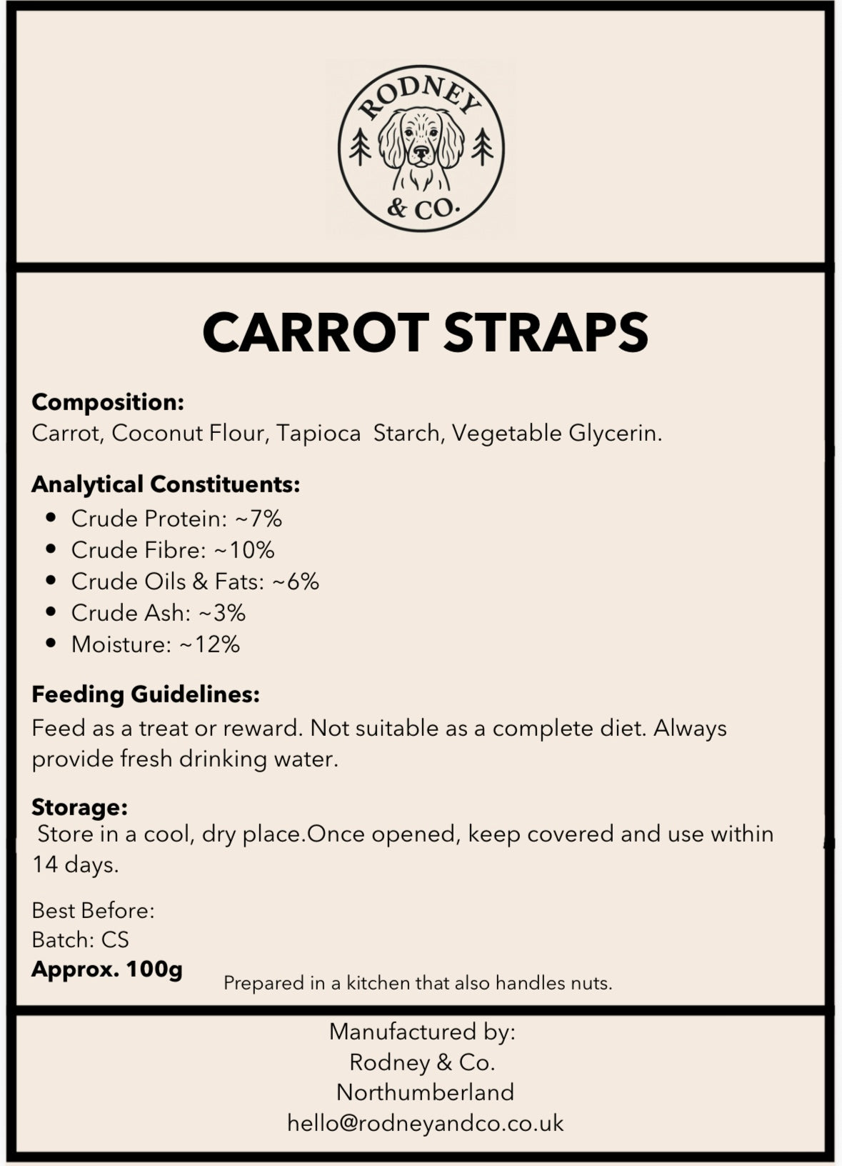 CARROT STRAPS